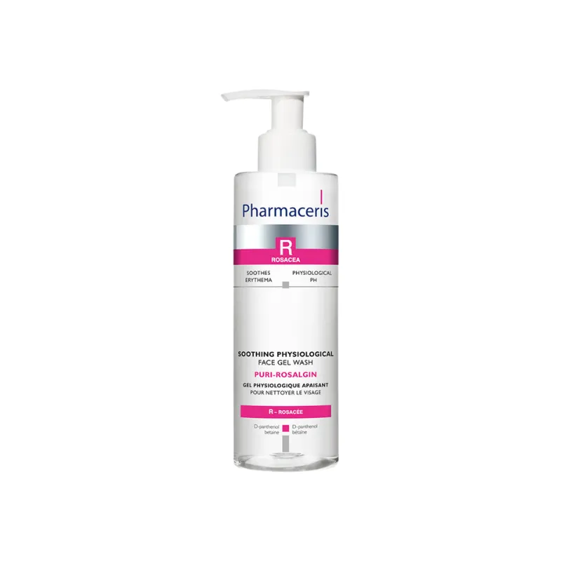 PHARMACERIS R SOOTHING PHYSIOLOGICAL FACE GEL WASH PURI-ROSALGIN
