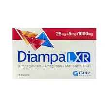 Diampa L XR Tablet 5mg+2.5mg+1000mg