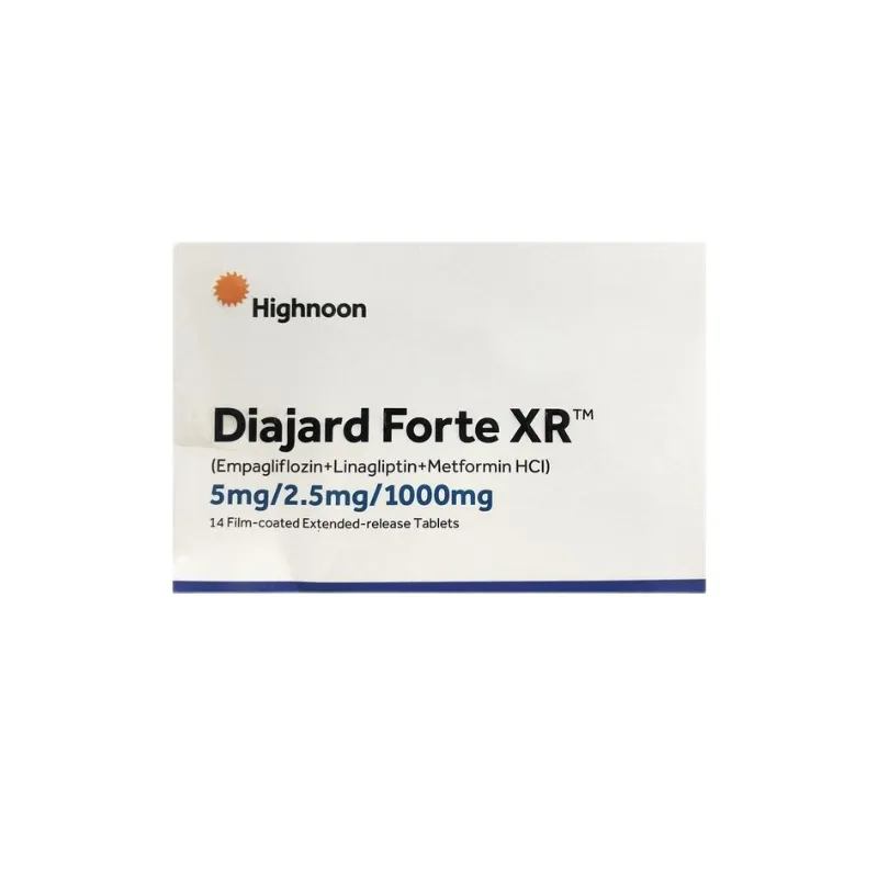 Diajard Forte XR 5/2.5/1000 mg