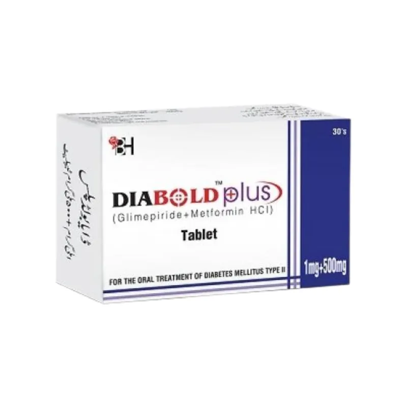 Diabold Plus Tablets 1mg+500mg