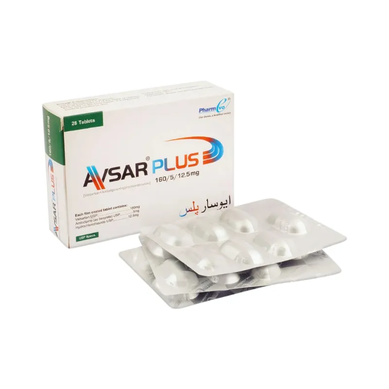 Avsar Plus Tablets 160Mg/5Mg/12.5Mg