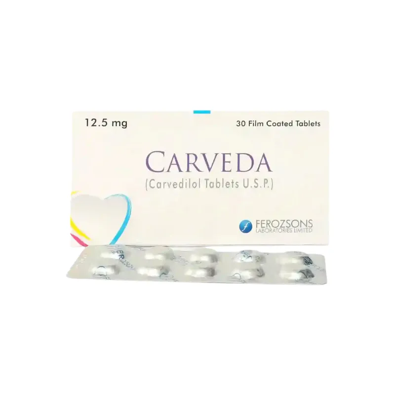 Carveda Tablets 12.5Mg