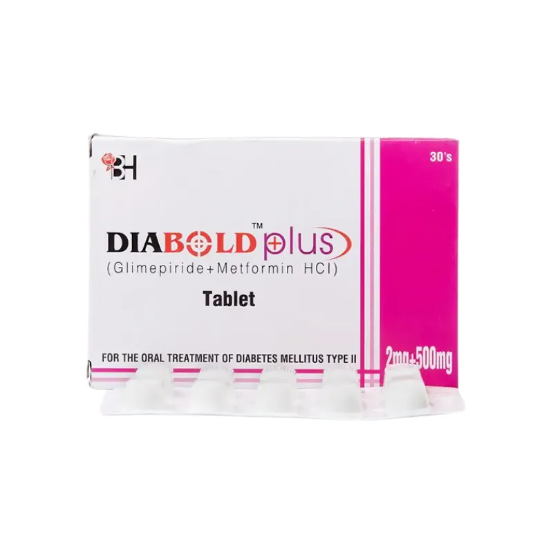 Diabold Plus Tablets 2mg+500mg