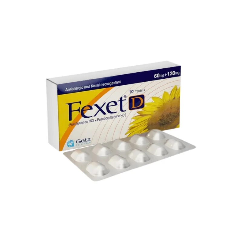Fexet-D Tablets 60Mg+120Mg