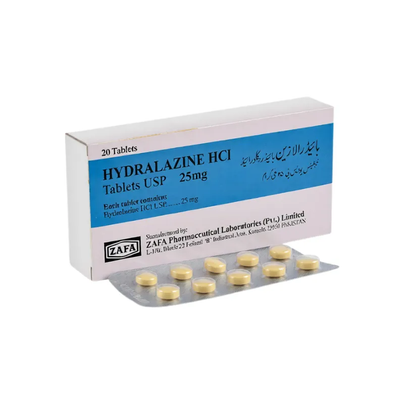 Hydralazine HCL Tablets 25Mg