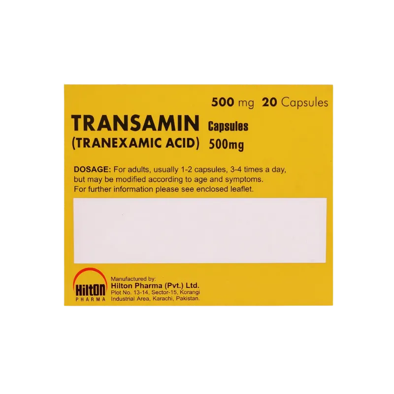 Transamin Capsules 500Mg