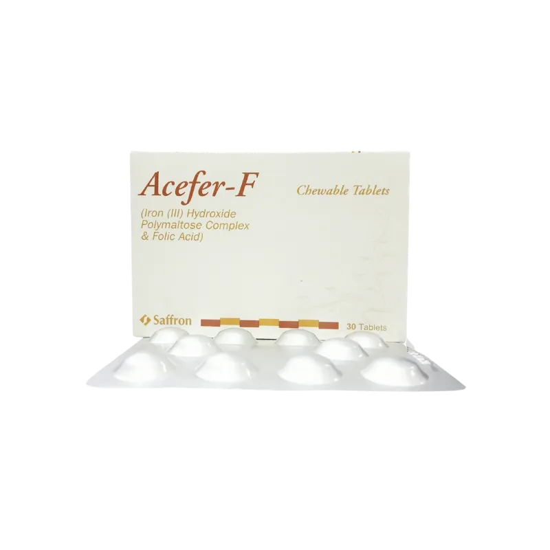 Acefer-F 100mg/0.35mg Chewable Tablet