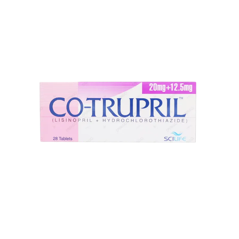 Co-Trupril Tablets 20mg+12.5mg
