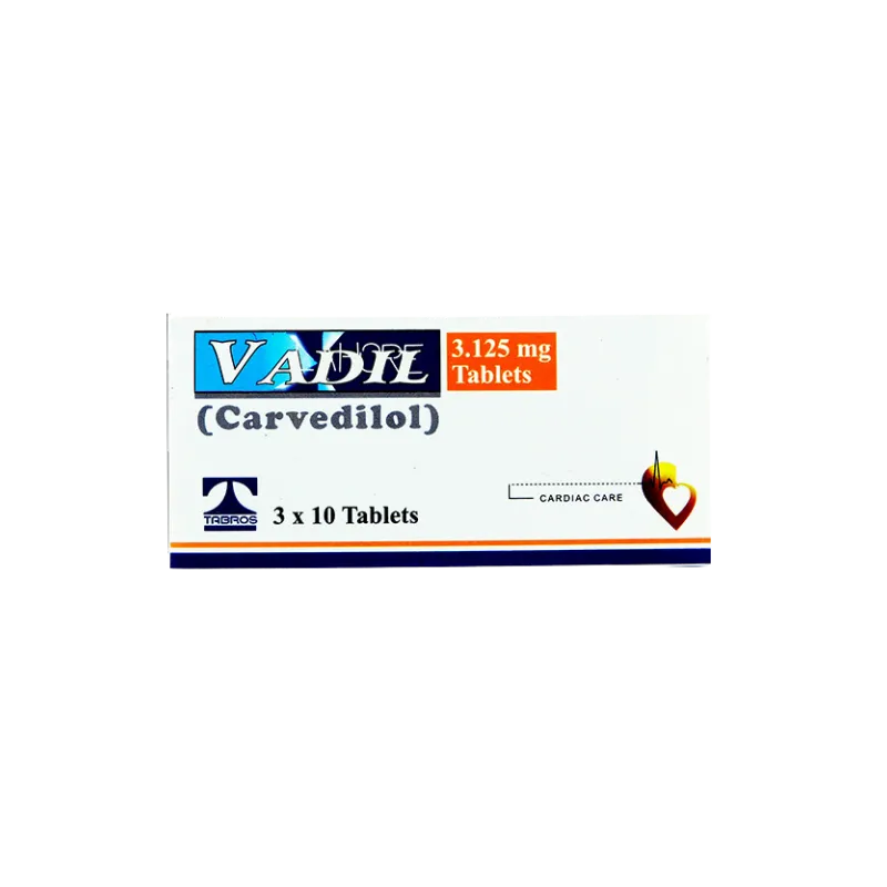 Vadil Tablets 3.125mg