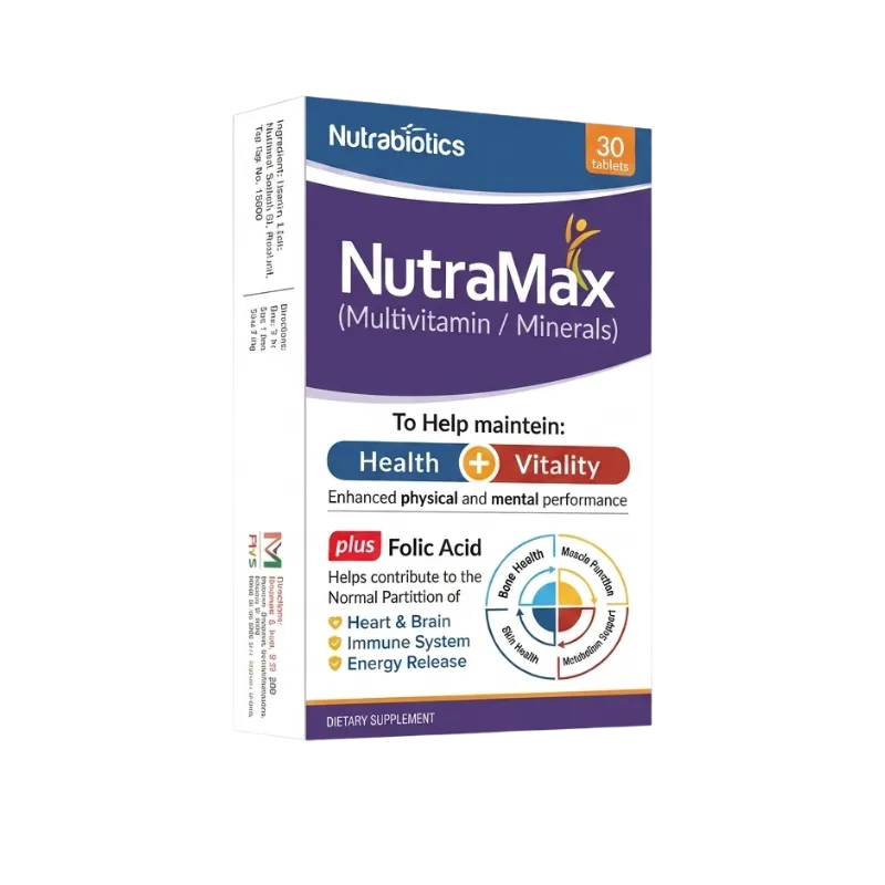 Nutrabiotics Nutramax 30 Tablets