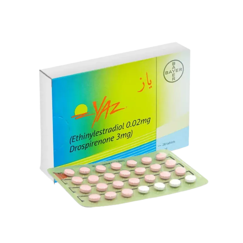 Yaz Tablets 0.02mg+3mg
