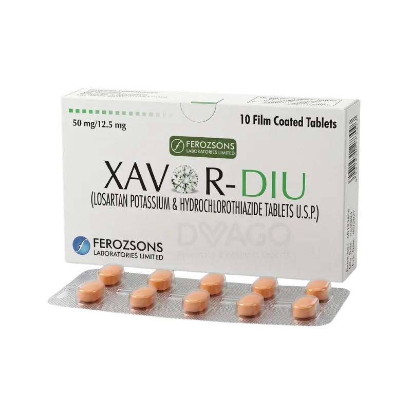 Xavor DIU Tablets 50 mg/12.5 mg