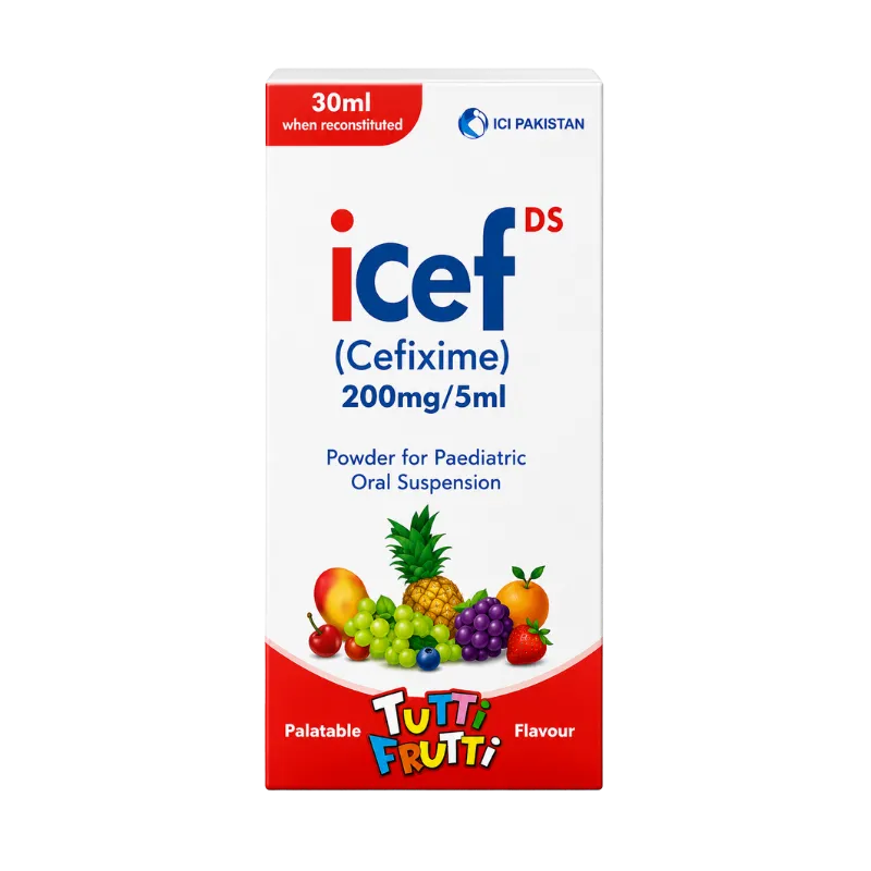Icef-Ds 30ml Oral Paediatric Suspension 200mg/5ml