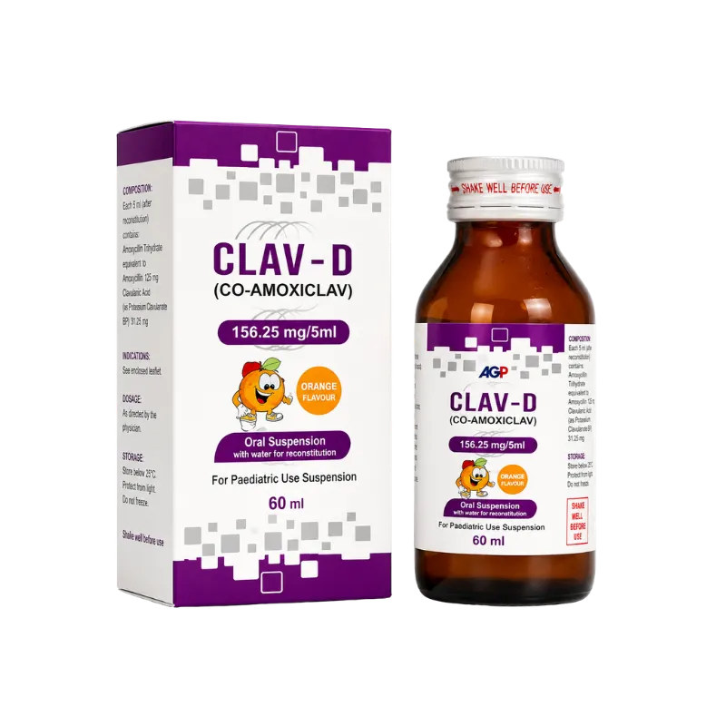 Co-Amoxiclav Dry Syrup 156.25mg/5ml