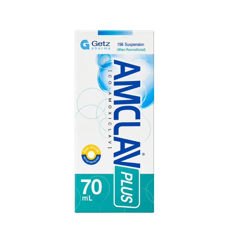 Amclav Plus 70ml Suspension 475mg/5ml