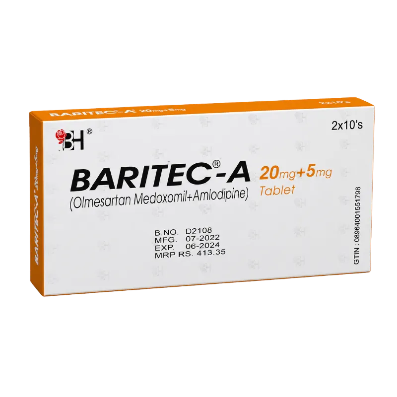 Baritec-A 20mg+5mg Tablet