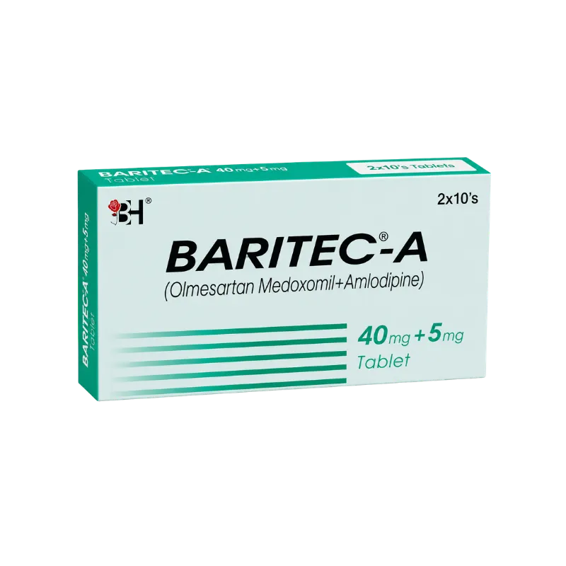 Baritec-A 40mg+5mg Tablet