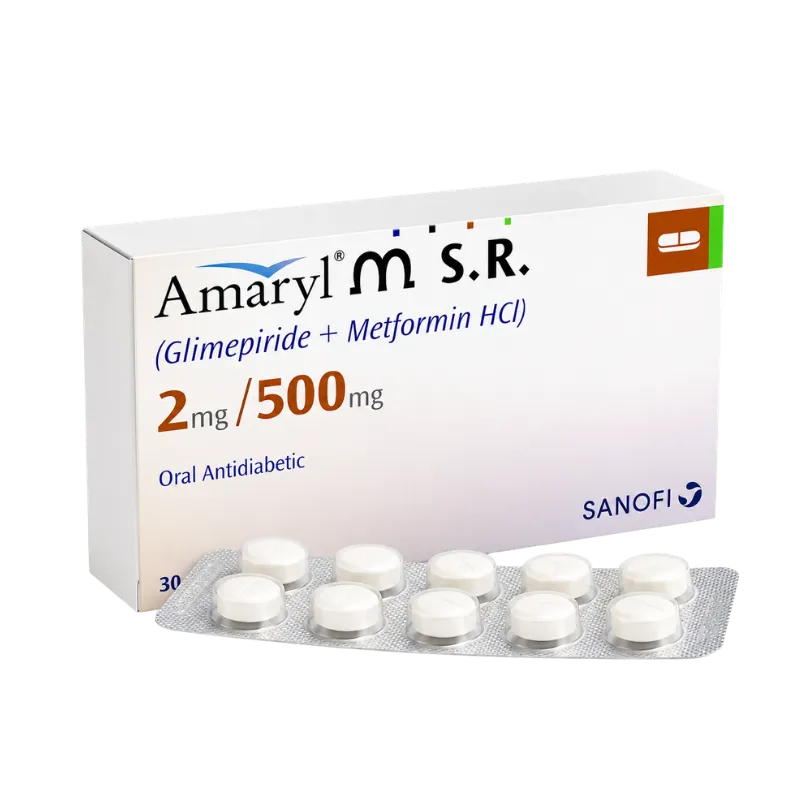 Amaryl M SR Tablets 2/500mg