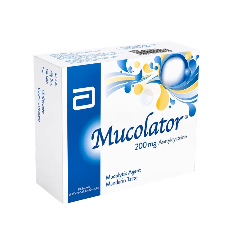 Mucolator Granules Sachets 200mg