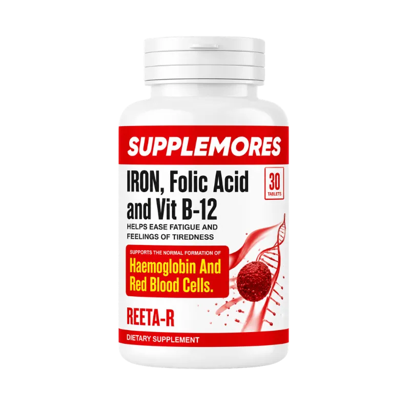 Supplemores Iron, Folic Acid & B12