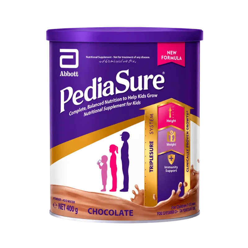 Pediasure Triplesure Chocolate Milk Powder 400 gm