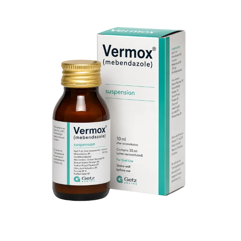 Vermox 30ml Suspension 100mg/5ml