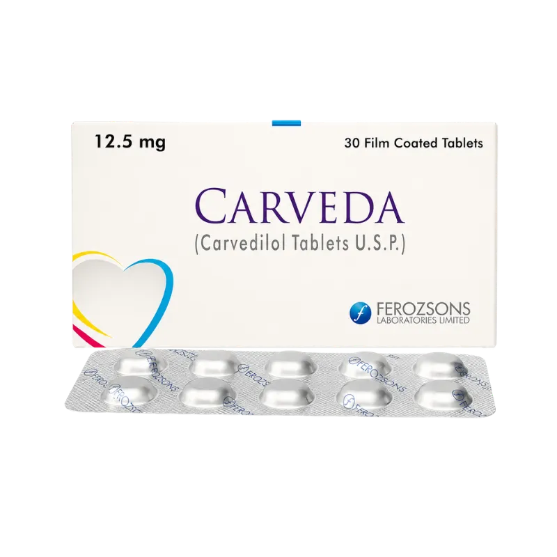 Carveda Tablets 12.5Mg