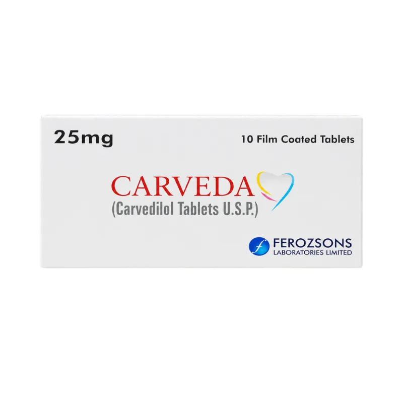 Carveda Tablets 25Mg
