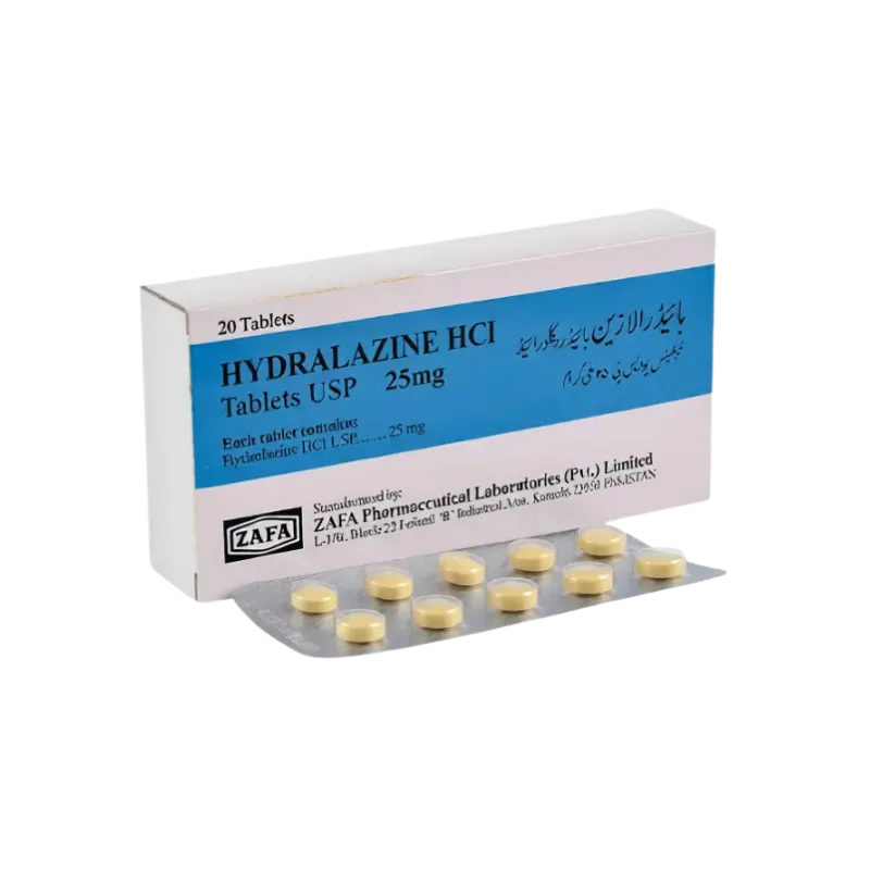 Hydralazine HCL Tablets 25Mg