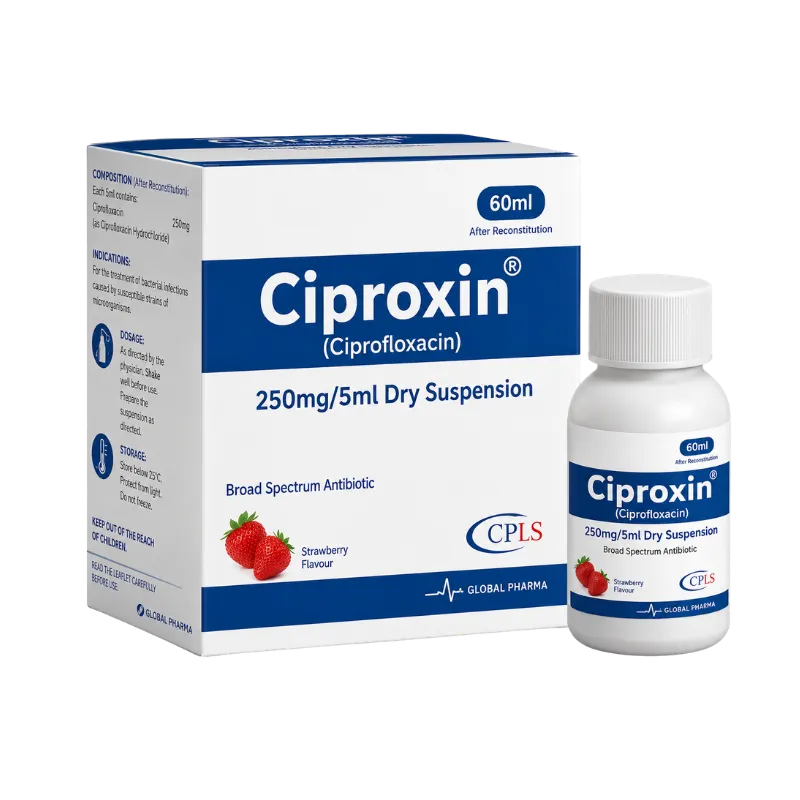 Ciproxin Suspension 250mg / 5ml