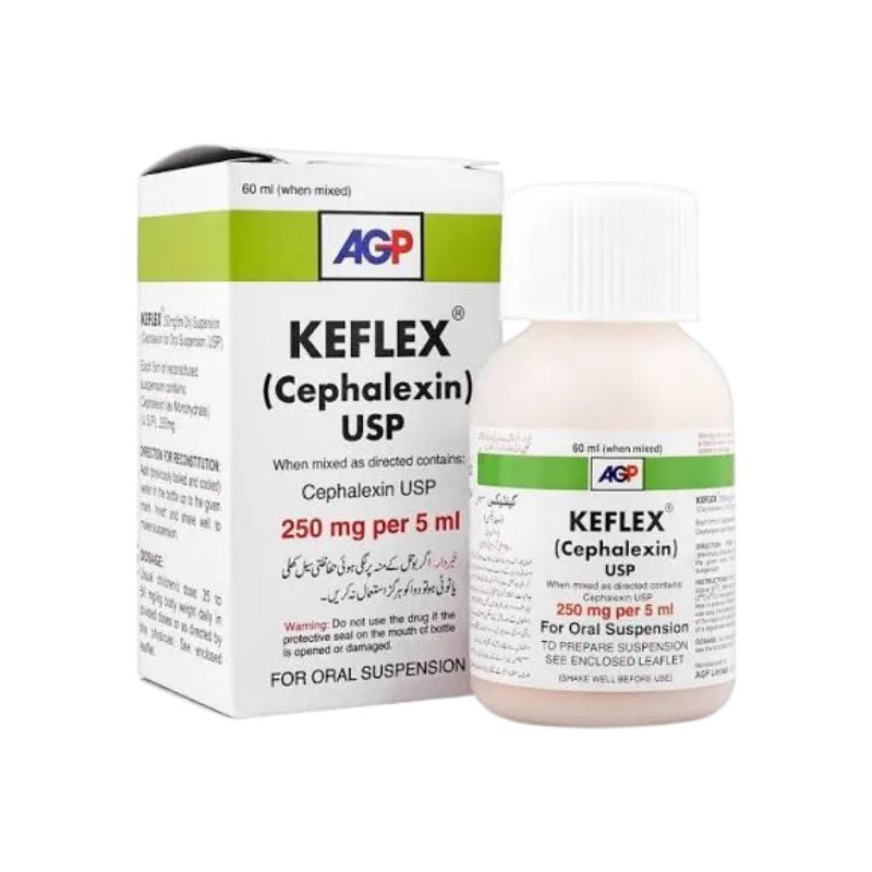 Keflex 60ml Suspension 250mg/5ml