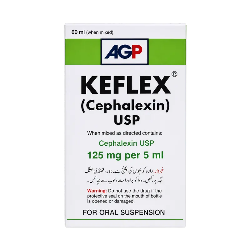 Keflex 60ml Suspension 125mg/5ml