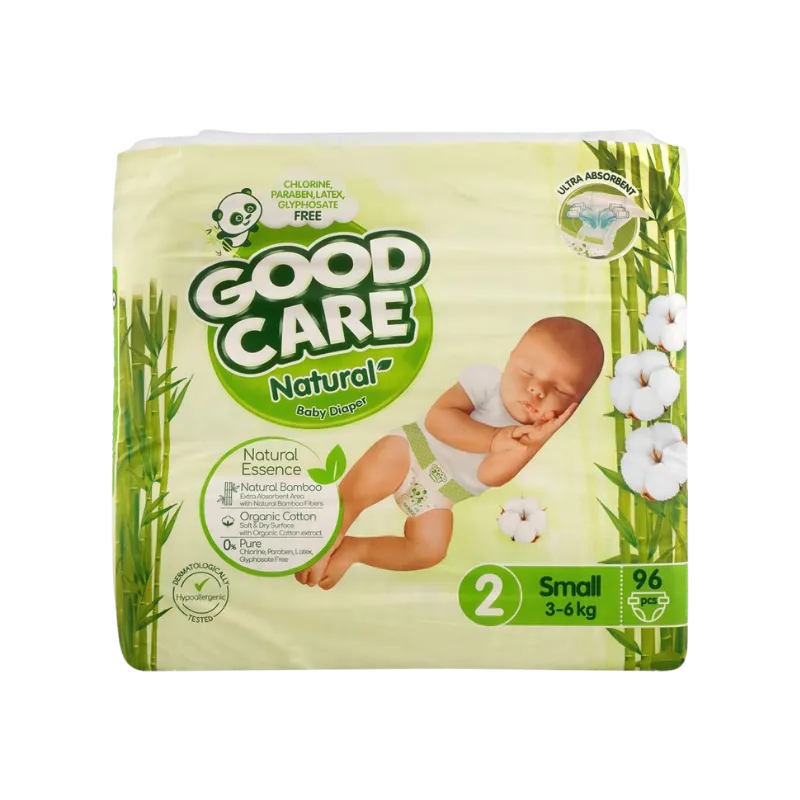 Good Care Natural Baby Diaper No. 2, Small, 3-6 KG