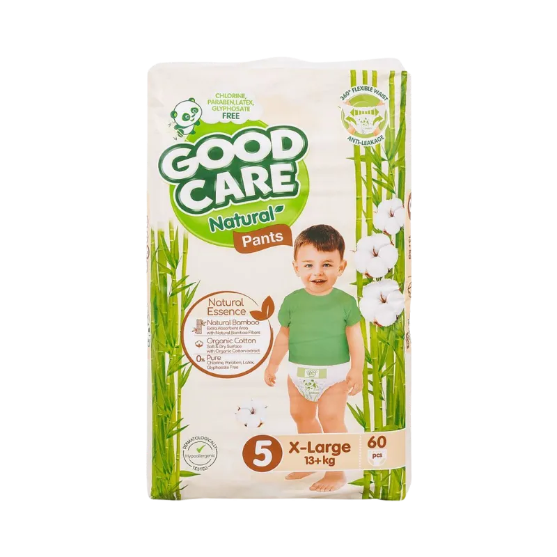 Good Care Natural Pants, 5, X-Large, 13+ kg, 60-Pack