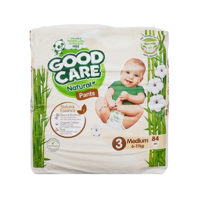Good Care Natural Pants, 3, Medium, 6-11kg