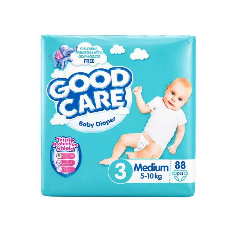 Good Care Baby Diaper No. 3, Medium Size, 5-10 KG