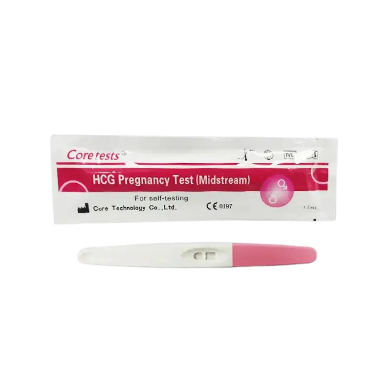 Hcg pregnancy strip