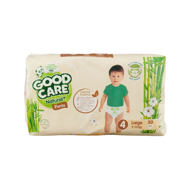 Good Care Natural Pants 4 Large 9-13 KG