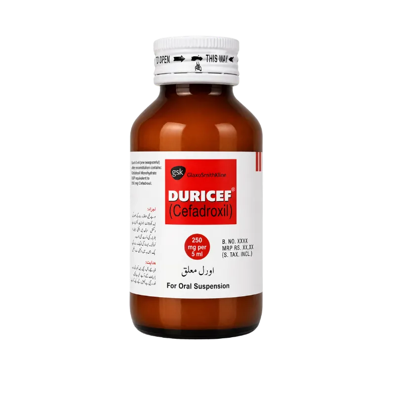 Duricef 60ml Suspension 250mg/5ml