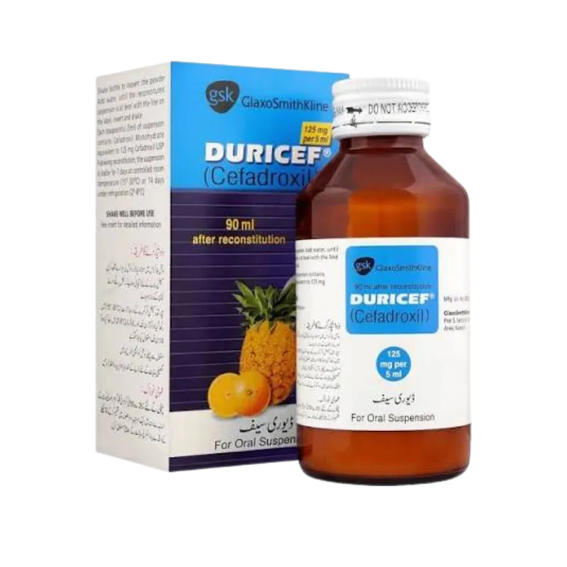 Duricef 90ml Suspension 125mg/5ml