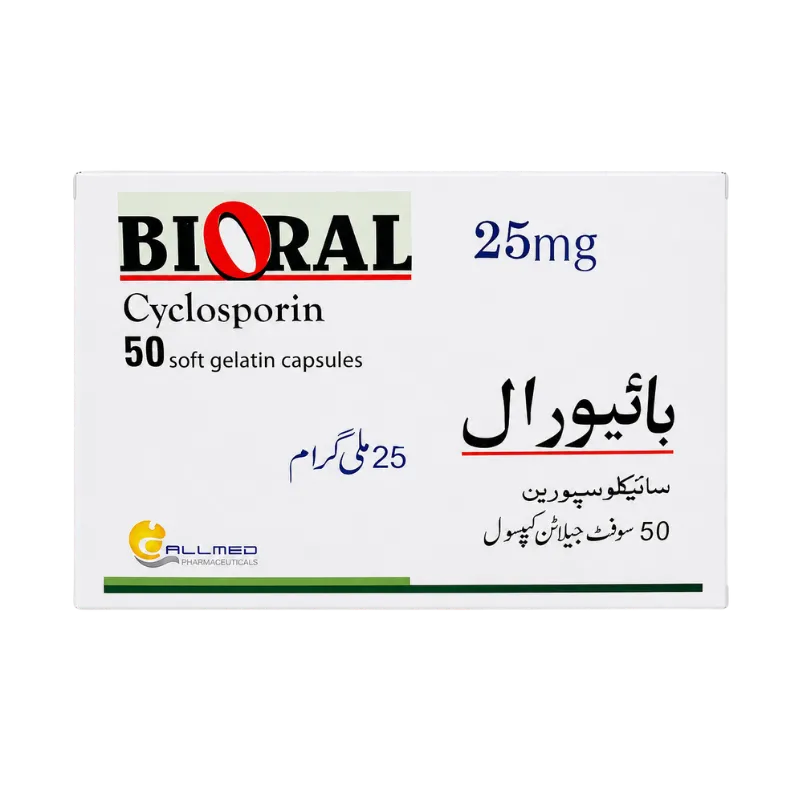 Bioral 25mg Capsule 50'S