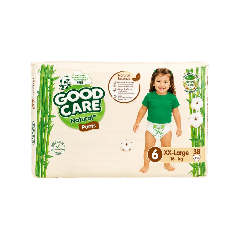Good Care Natural Pants 6 XX Large 38 Pieces