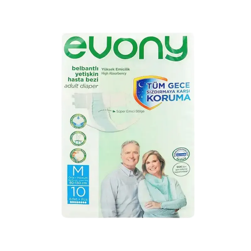 Evony Adult Diapers size Medium 10Pcs