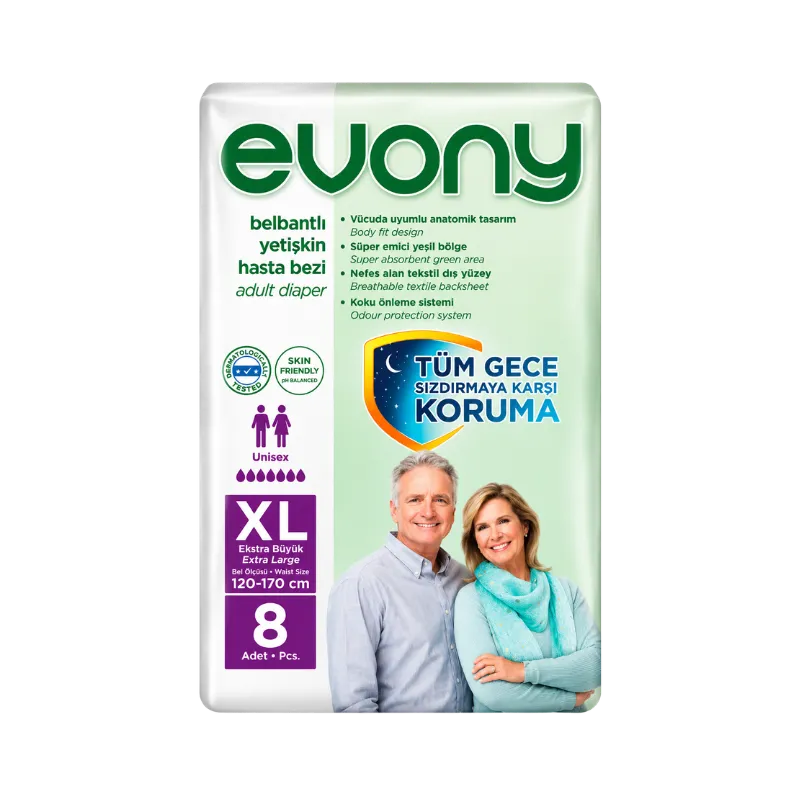 Evony Adult Diaper X-Large 8Pcs