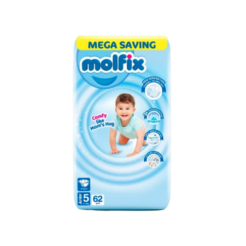 Molfix Diaper Junior Mega Pack Size 4 62 Pcs