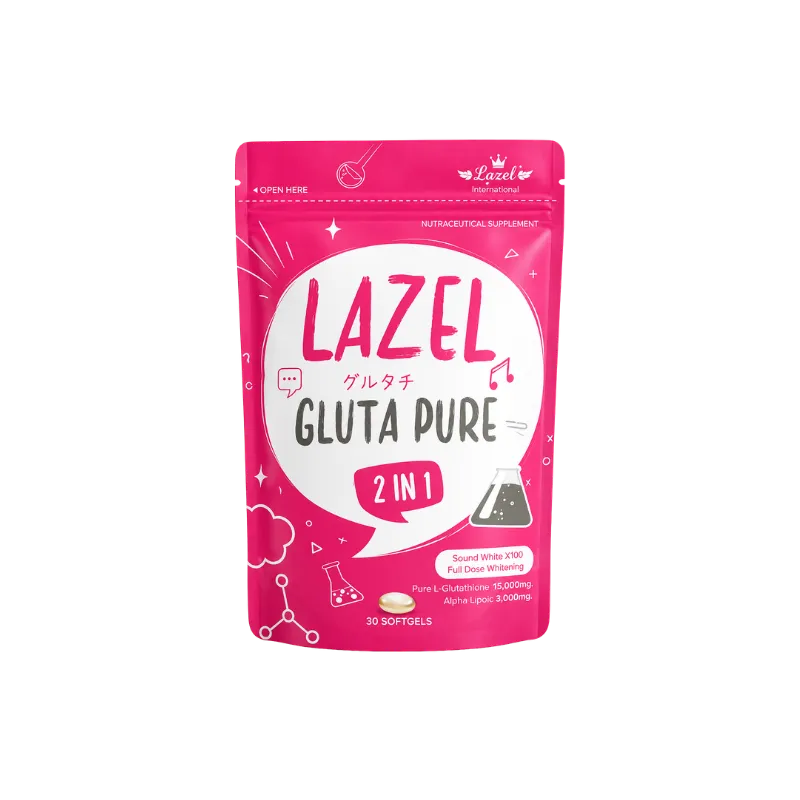 LAZEL GLUTA PURE 2-IN-1 WHITENING SUPPLEMENT