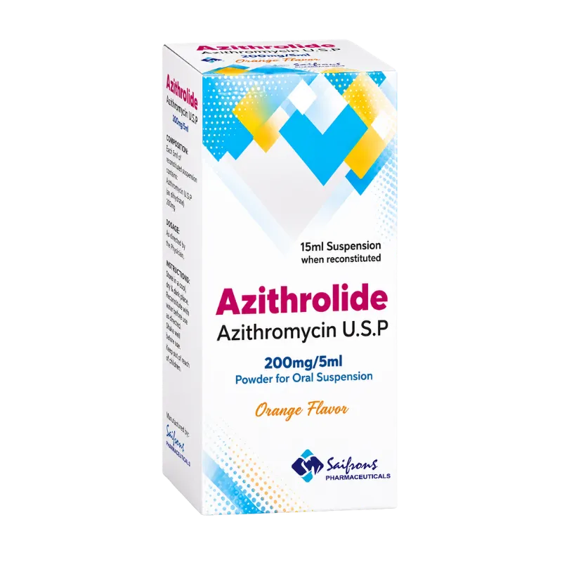 Azithrolide Syrup 200mg/5ml