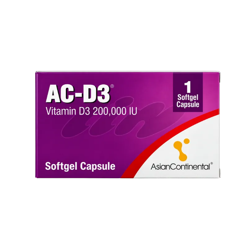 Ac-D3 200000 IU soft gel Capsules